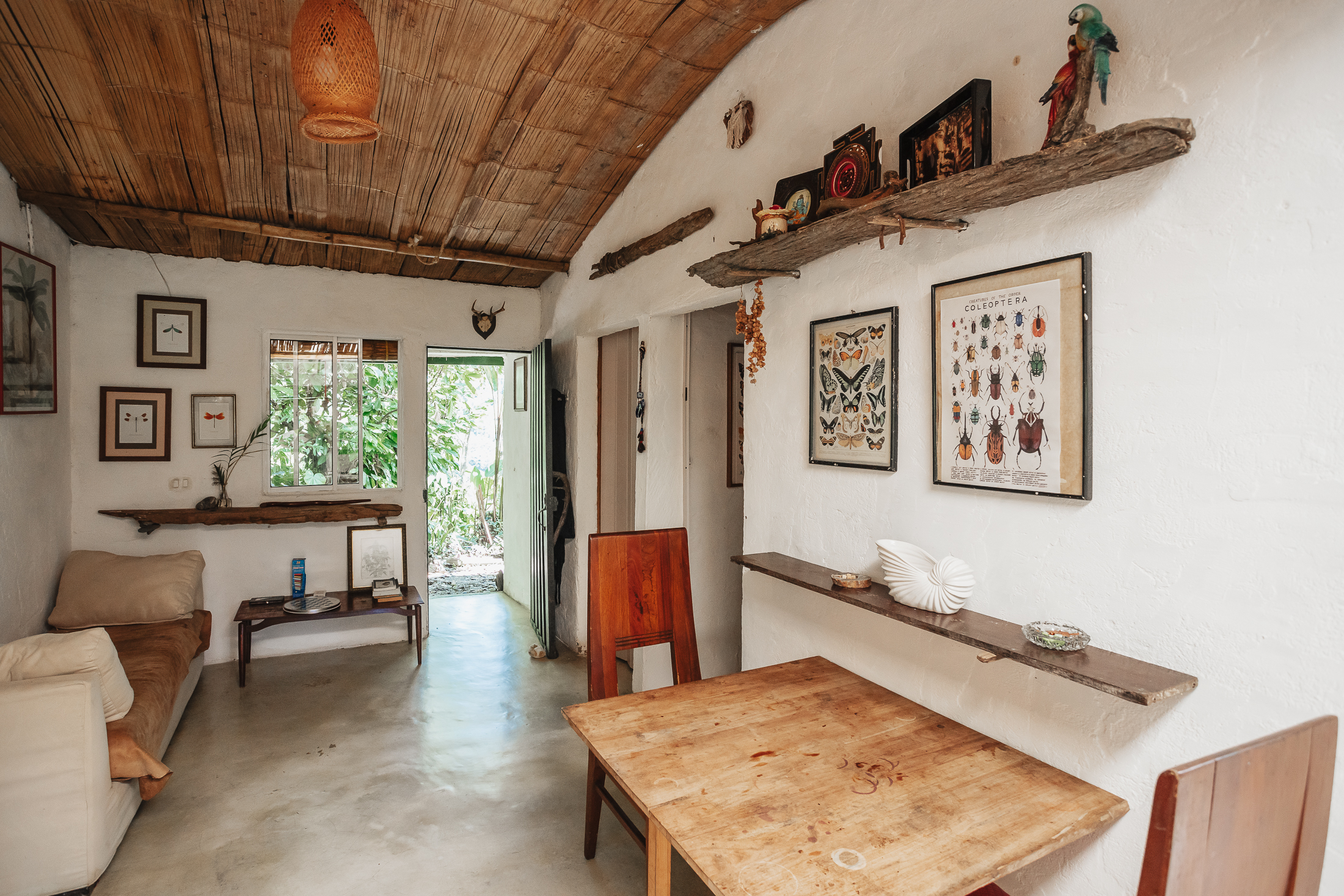 Sala e interior de Casa Blanca